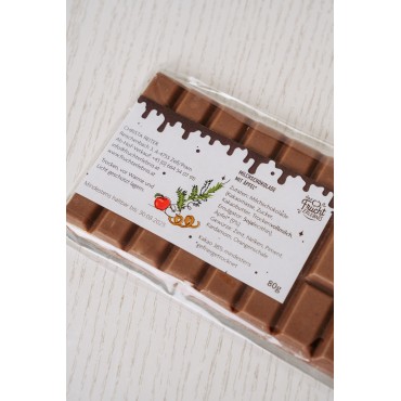 Milchschokolade mit Äpfeln...