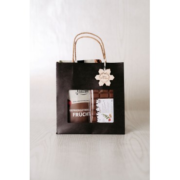 Geschenktasche Apfel Winter...